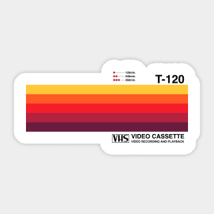 Sunset Video Cassette VHS Sticker